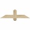 Ekena Millwork Eugene Rough Sawn Timber Gable Bracket, Douglas Fir, 36"W x 10"H x 4"D x 4"F, 7/12 Pitch GBW036X10X0404EUG00RDF - alternate 1